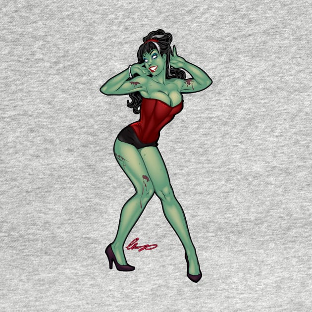 Sexy Zombie pinup girl by Eliaschatzoudis